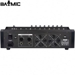 AOSHEN 8 Channel Power Audio Amplifier <strong>Match</strong> for <strong>Sound</strong> Mixer Ith Metal Wireless Microphone With 16 DSP Echo USB BT - Product Image 5