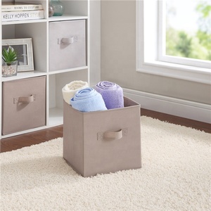 Collapsible <strong>Fabric</strong> Cube Storage <strong>Bin</strong> (10.5&quot; X 10.5&quot;) Foldable Cube Storage <strong>Bin</strong> - Product Image 3