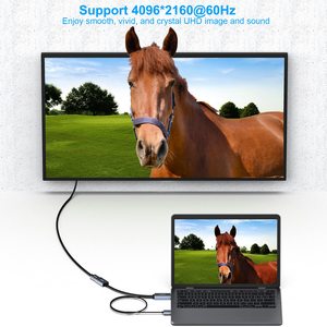 BENFEI HDMI-DisplayPortアダプター、PCグラフィックスカードラップトップPS5 Xbox One(360) と互換性のあるHDMIソース-DisplayPortモニター - Product Image 3