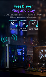 COMFAST CF-972AX三频千兆速度USB 3.0 WiFi加密狗无线网卡AX5400 WiFi 6E笔记本电脑适配器 - Product Image 5