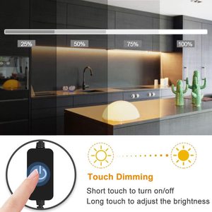 ESann 12V singolo colore ON OFF in linea Led Touch Dimmer interruttore controllo luminosità Led Dimmer - Product Image 5