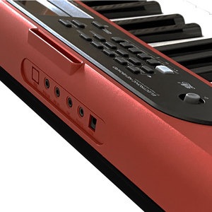 Teclado de piano digital de demostración 50, de 61 teclas teclado electrónico, instrumento de teclado Musical rojo con tecla de respuesta táctil y LCD - Product Image 2