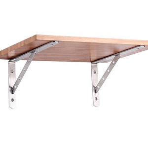 แผ่นเหล็กหล่อแบบลอยทำจากโลหะฉากยึดผนังพับเก็บได้ - Product Image 1
