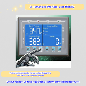 150KVA Three-<strong>Phase</strong> SCR Static AVR Voltage Stabilizer Independent Regulation <strong>Input</strong> 304-456V <strong>Output</strong> 380V Three <strong>Phase</strong> Regulator - Product Image 6