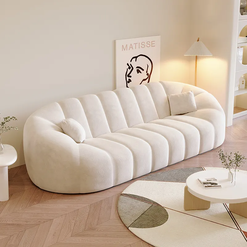 Nhà Sản Xuất Bán Hàng Trực Tiếp Phong Cách Hiện Đại Đồ Nội Thất Phòng Khách Vỏ Sofa Frosted Vải Không Thấm Nước Sofa Vải Sofa