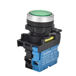 VaneAims-Reset-Taste Schalter mit grünem Licht Momentan 1NO/NC LA36M 110-220V Druckknopf schalter - Product Image 1