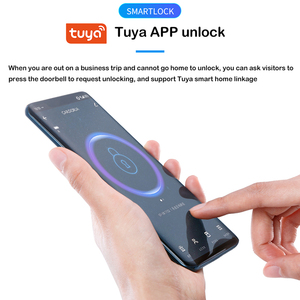 Tuya Wifi Smart Door Lock Aluminum Alloy Electronic <strong>Password</strong> Biometric Fingerprint Reader Intelligent Keypad High <strong>Security</strong> <strong>Code</strong> - Product Image 5