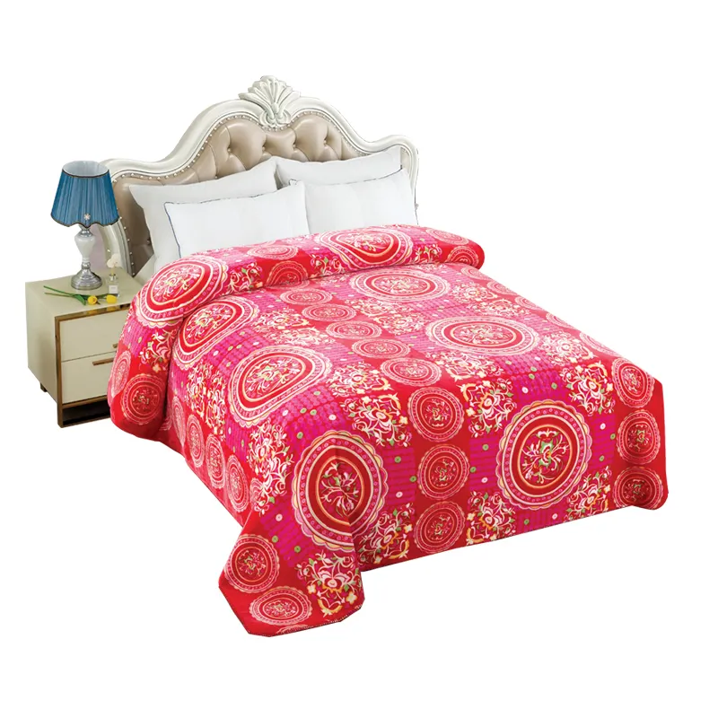 Flannel Fleece Queen Size sherpa winter blankets Lightweight Bed Blanket Soft Velvet Bedspread blanket turkey model