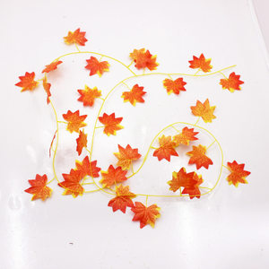 Cheap 30 Leaves Artificial Ivy Garland Maple Grape Leaf Vine Greenery Hanging Plant Vine - Product Image 4