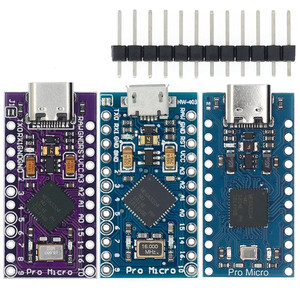 Pro Micro ATmega32U4 5V 16MHz Ersetzen Sie ATmega328 für Arduino ATMega 32 U4 Pro Mini mit 2 Reihen Pin Header - Product Image 1