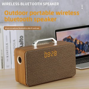 רמקול Bluetooth רמקול חיצוני קריוקי חיצוני קריוקי אודיו נייד כונן <span class=keywords><strong>USB</strong></span> כרטיס tf כרטיס cicrobone