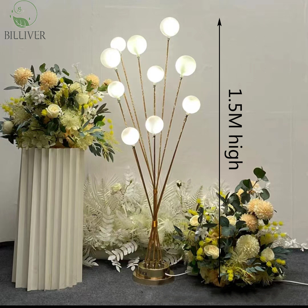 Oro aluminio 150cm luz blanca
