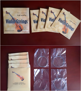 Cheap Factory Made Steel <strong>String</strong> for Violin Complete Set Customized Logo Package Cheap Steel Made Violin <strong>String</strong>
