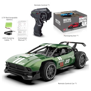 AiJHホットセールスピードアロイRcオート高速リモートコントロールカー1:24充電アロイRcレーシングカーおもちゃ