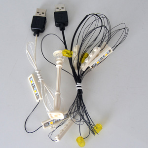 <strong>LED</strong> Lights Toy Building Blocks Lighting DIY Accessories 5/15/<strong>30cm</strong> Terminal Extension Cable