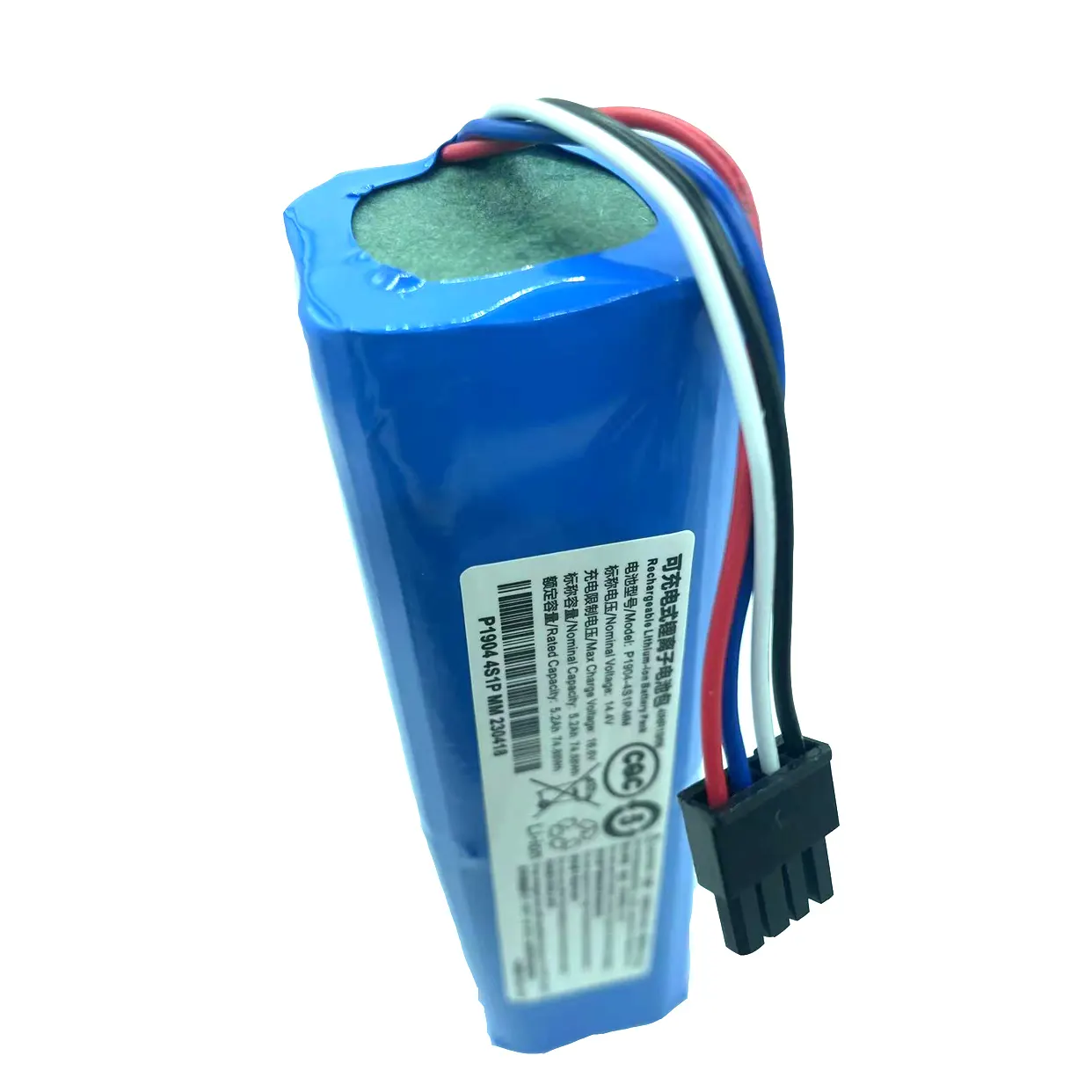 14,8 V 5200mAh eufy L10 L17 74.88WHh batería recargable de iones de litio 18650 4S1P para robots de barrido al vacío