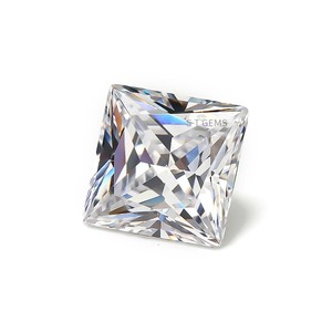 Isıya dayanıklı beyaz 5A CZ kübik zirkon taş gevşek zirkon taşı takı için - Product Image 3