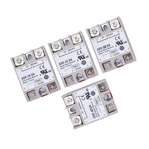 <strong>Single</strong> <strong>Phase</strong> Solid State Relay SSR-40DA SSR-25DA SSR-10DA DC to AC 3-32VDC <strong>Input</strong> 24-380VAC <strong>Output</strong> Solid State Relay - Product Image 2