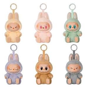 Authentic LABUBU Macaron 2nd Generation Cute LABUBU Sitting Party Vinyl <strong>Plush</strong> PVC Cotton Material Blind <strong>Box</strong> - Product Image 6