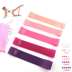 定制标志健身器材拉伸模弹性运动阻力带三强 - Product Image 5