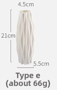 E type milk white21*5.5cm