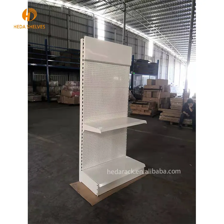 Free standing metal steel pegboard expositor hardware accessories display stand for hanging products