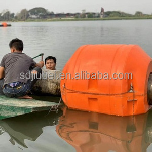 Flotador de tubería MDPE relleno de espuma PU de alta densidad resistente a impactos para tubería de dragado flotante - Product Image 5