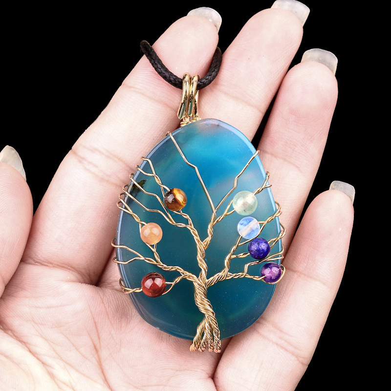 Agate bleue