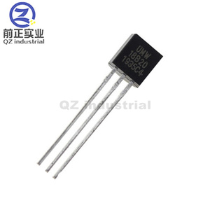 QZ BOM Original 18B20 DS18B20 Sensor digital Nuevo y con rango de temperatura de-55 °C ~ 125 °C - Product Image 5