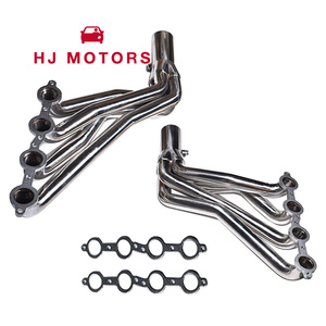 Car Exhaust Pipe S10 Conversion Exhaust Manifold <strong>Headers</strong> TD33125 for Chevy LS1 LS2 LS3 LS6 LS9 LS 4.8 5.3 6.0 Down Pipe Car - Product Image 3