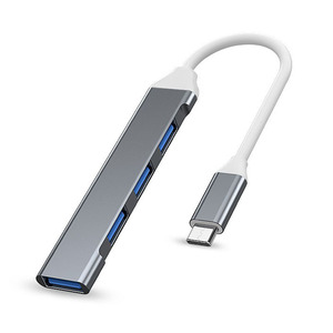 USB C集线器USB 3.0集线器C型4端口多分离器适配器多功能c型集线器，带PD快速充电音频适配器 - Product Image 6
