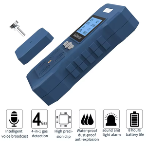 Portable Multi Gas <strong>Detector</strong> 4 Gas Monitor with Micro Clip (H2S, O2, CO, and Ex ) 4 Gas <strong>Detector</strong> - Product Image 6