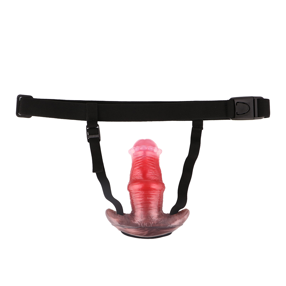 YC-2178 -T plug anal avec sangle, couleurs assorties