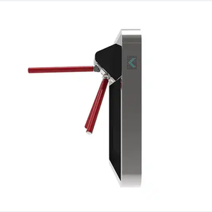 Automatisches Edelstahl-Barrier-Gate-Drehkreuz RS485-Kommunikationsschnittstelle Sicherheits zugriffs kontrolle über Finger abdruck - Product Image 4