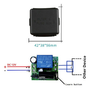 ワイヤレスリモートコントロールスイッチ付きRfTransmitter433MhzリモートコントロールDc12V1Chリレーレシーバーモジュール - Product Image 5