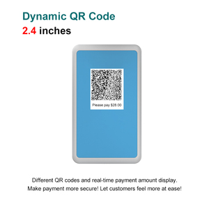 Generador de código QR terminal de pago de código QR dinámico Pantalla de código QR dinámico con caja de sonido de altavoz de voz - Product Image 3