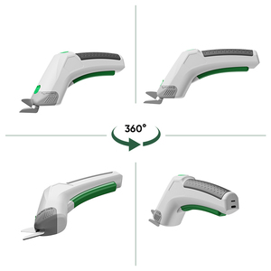 ES-039 điện Kéo cắt vải di động cầm tay nhỏ gọn vải cắt kéo 3.7V không dây điện kéo - Product Image 5