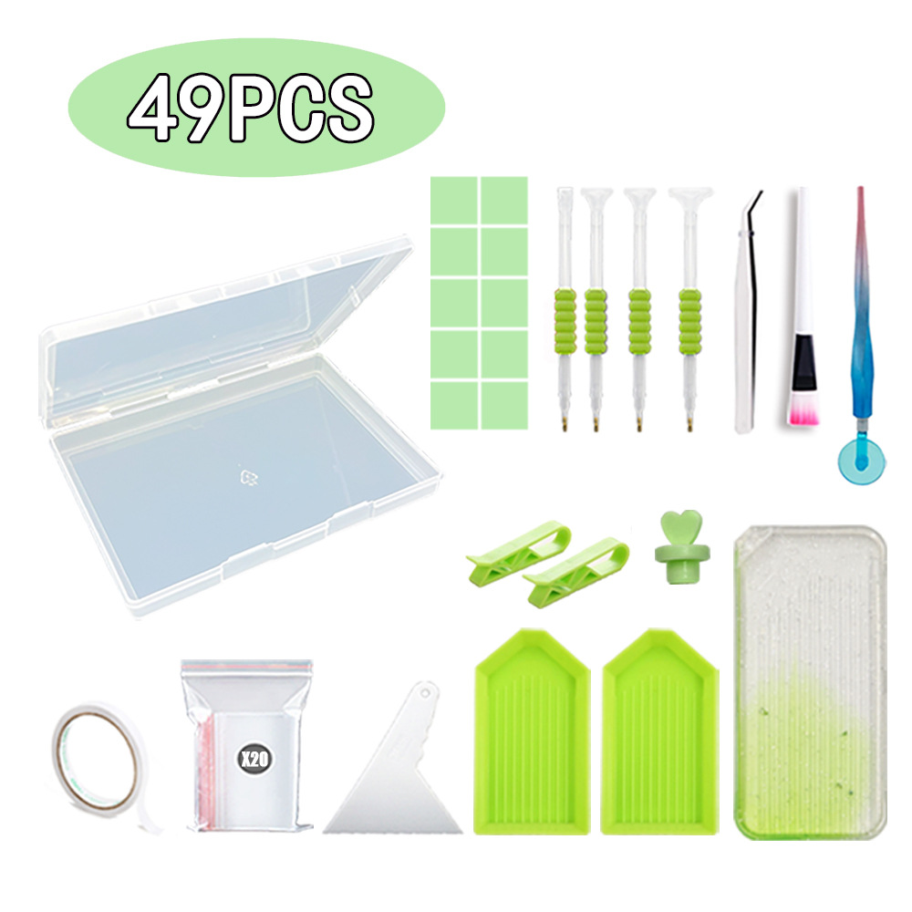 Gradient Green 49 PCS