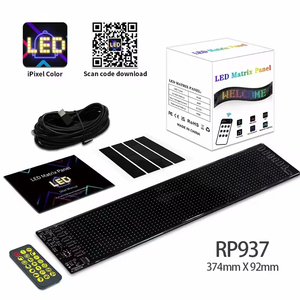 <strong>LED</strong> Matrix Pixel Panel DIY <strong>RGB</strong> Custom Animation Programmable Car Truck Advertising Logo Light App Control Devil Eye Lamp - Product Image 4