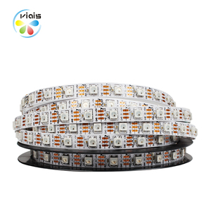 Bireysel adresli 5V 30Leds 60Leds 144leds Led şerit 5 metre 5050 Rgb WS2812B Led dijital ışık şeridi - Product Image 1
