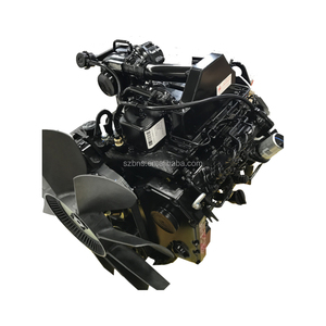 赤と黒の4BT3.9Lディーゼルエンジン4シリンダー4ストローク4BT3.9CUMMINSsトラックエンジン販売 - Product Image 2