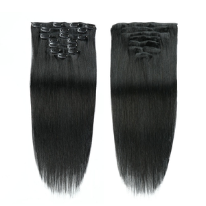 非洲扭结卷曲拉绳夹在人类接发中非洲裔美国人接发人夹在接发中 - Product Image 6