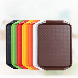 餐饮和餐厅用耐用防滑快餐塑料托盘 - Product Image 2