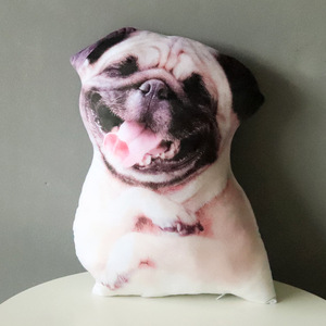 <strong>3d</strong> Design Custom Realistic Soft Filled Toy Diy Dog Printing Decorative Plush Animal <strong>Pillow</strong> - Product Image 5