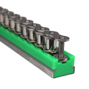 Riel de guía lineal de acero inoxidable al por mayor, guía de cadena de riel transportador de nailon PE UPE para piezas de maquinaria de procesamiento en línea - Product Image 1