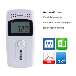 Elitech-Registrador de datos de temperatura y humedad con USB, sensor NTC integrado, registrador de datos de alta precisión, digital, USB, 2 unidades - Product Image 6