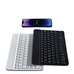 Mini teclado para tableta, teclado español recargable y ratón para teléfono móvil, portátil, Teclado retroiluminado inalámbrico - Product Image 1