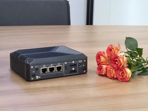 Boot PXE a bassa potenza thin client 3 LAN a bordo J6412 processore quad core supporto mini pc industriale modulo WIFI e lte 5G - Product Image 2