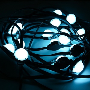 Milky White <strong>RGB</strong> Pixel <strong>LED</strong> Dome Module 40mm RGBW <strong>DMX512</strong> Control Dot Point <strong>String</strong> <strong>Light</strong> - Product Image 4