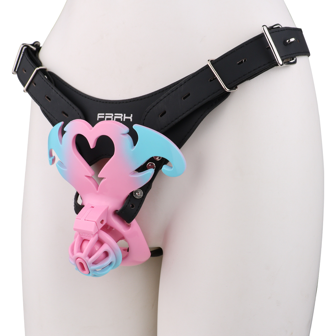 FRRK-299 cage longue noire + ceinture noire